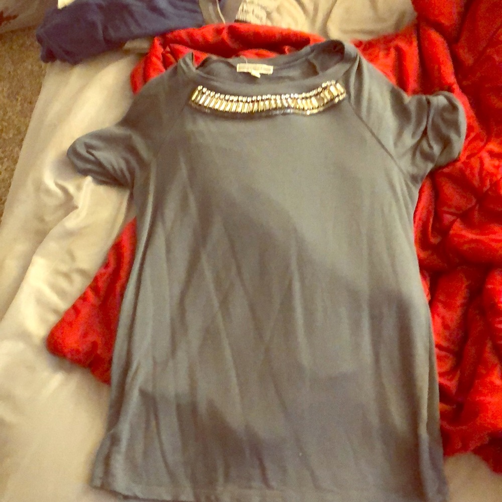 Small Forest Green Blouse for Sale!